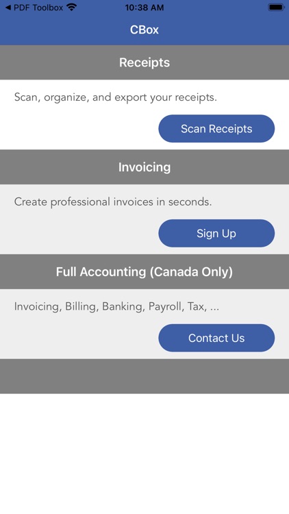 CBox - Accounting & Invoicing