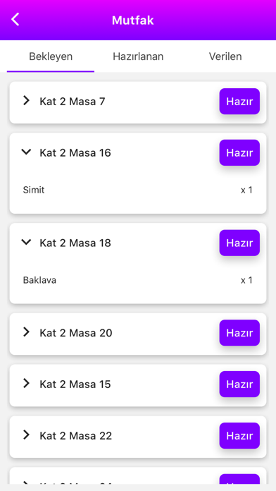Tiba Cafe Restoran Adisyon Screenshot