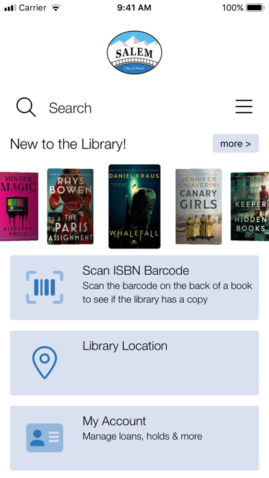 Salem City Library Go! Screenshot