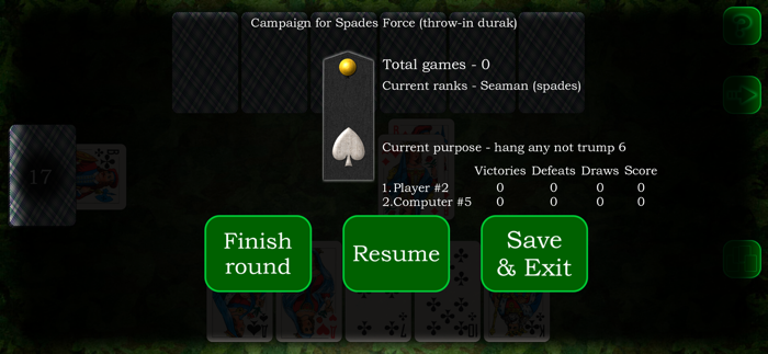 Durak throw passing epaulets