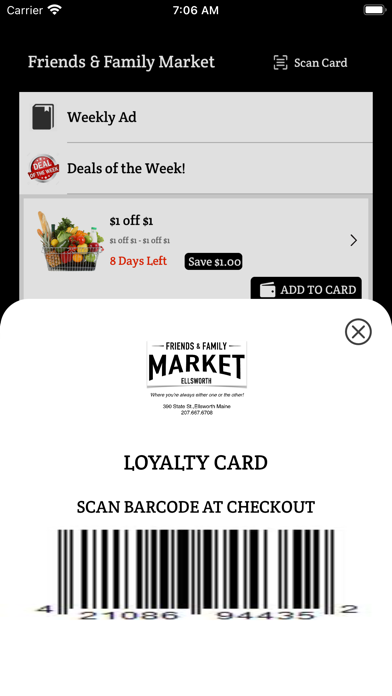 Friends & Family Market Screenshot
