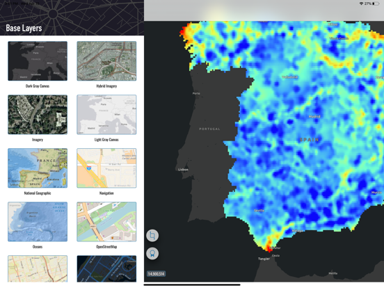 REMaps - GIS Renewable Energy iPad screenshot 8 - Navigation app