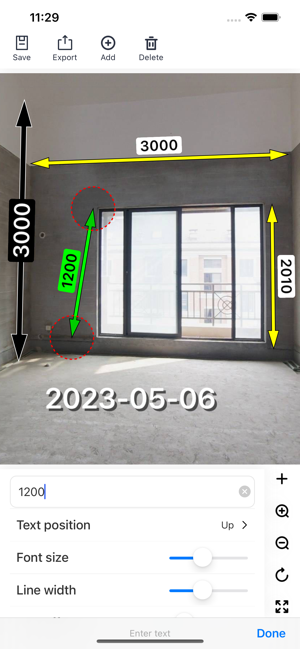‎SizeSnap - Markup measurements Screenshot