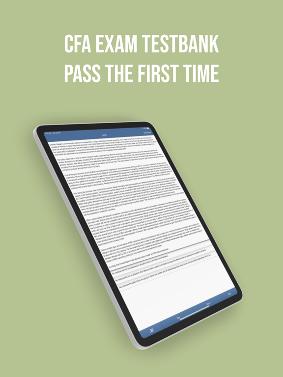 TestBank - Max Your Exam Score iPad screenshot 6 - Education app