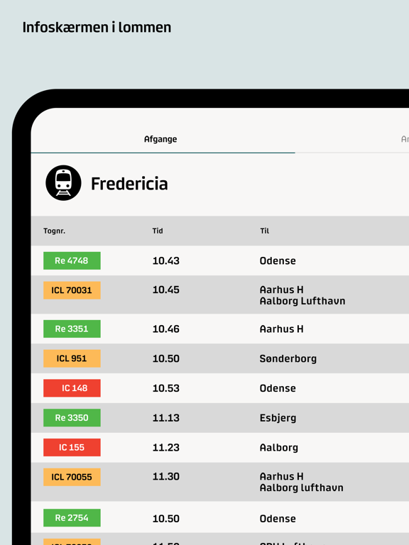 Screenshot #4 pour MitTog – Tog og S-tog
