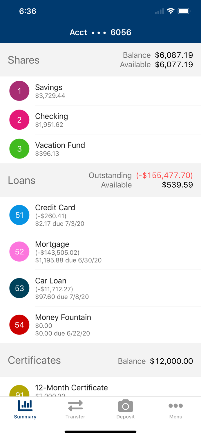 Credit Union of Vermont App