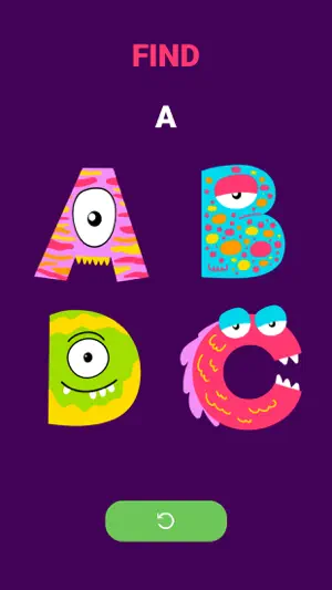 ABC Monsters - Learning Games screenshot 3