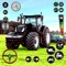 Icon Farming Games Tractor Driving
