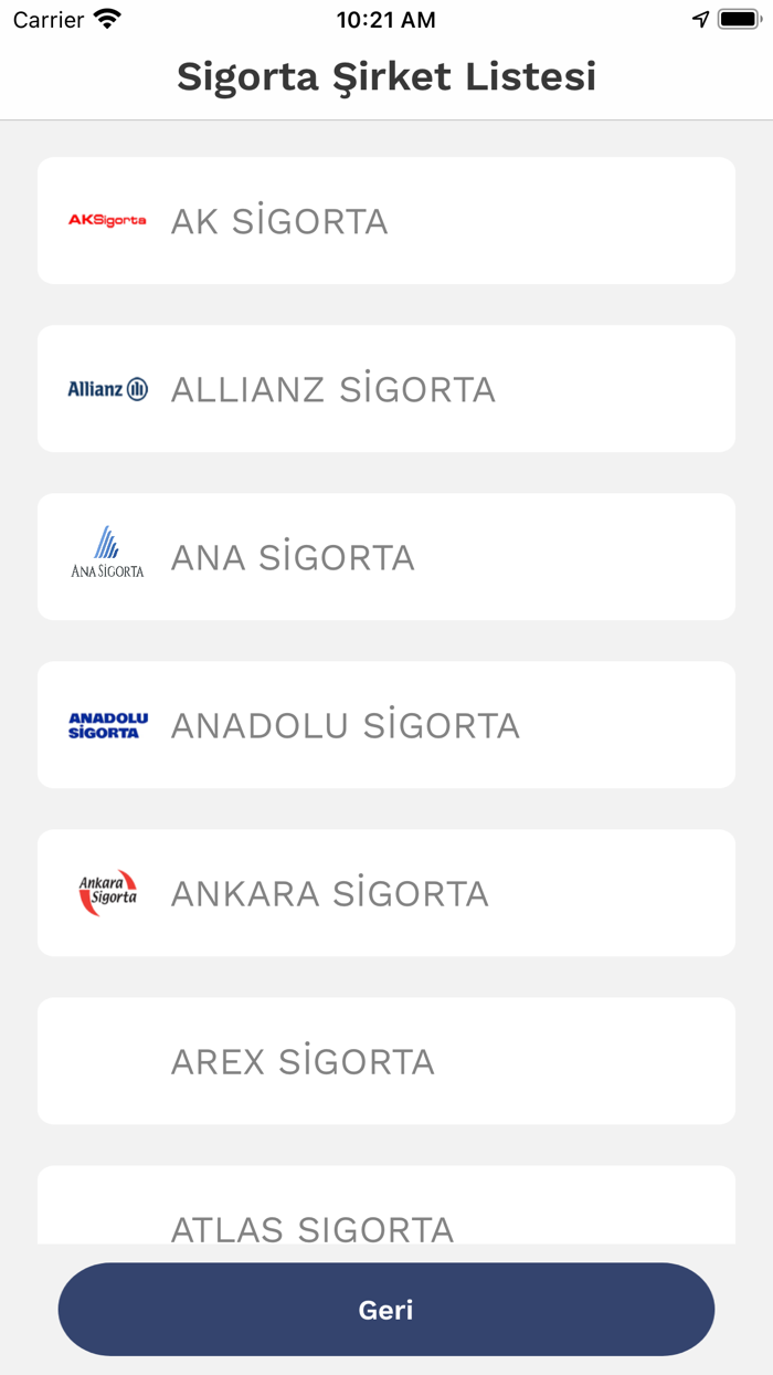 Mobil Kaza Tutanağı