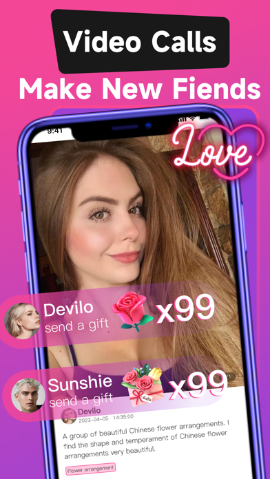 Flower - Live Video Chat Screenshot