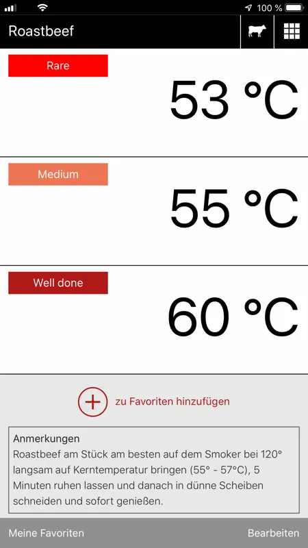 Kerntemperatur screenshot 3 of 6