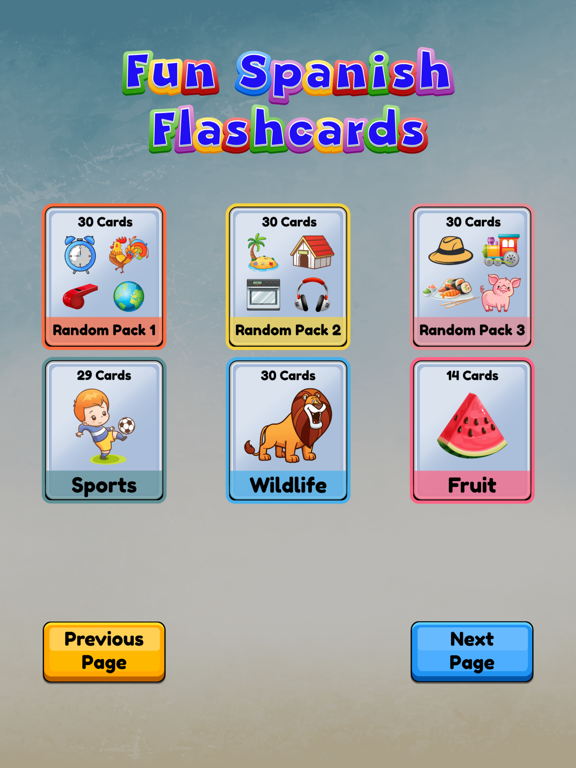 Screenshot #4 pour Fun Spanish Flashcards Pro