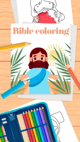 Game screenshot Bible Coloring Book Pages mod apk