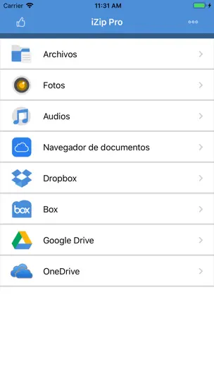 Captura de pantalla de IZip Pro - Zip Unzip Unrar en iPhone 1