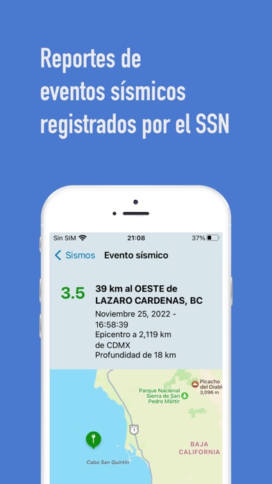 Alerta Sísmica DF Screenshot