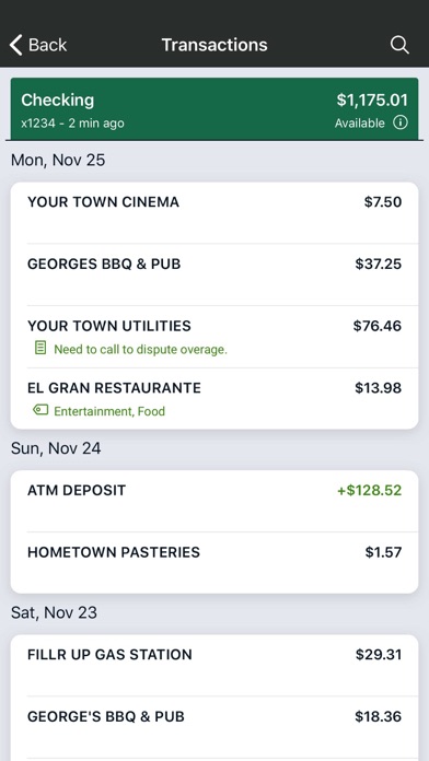 Bank of Cleveland Screenshot