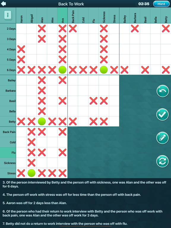 Screenshot #4 pour Logic Puzzles Daily