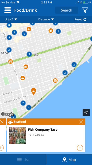 Visit Galveston Screenshot