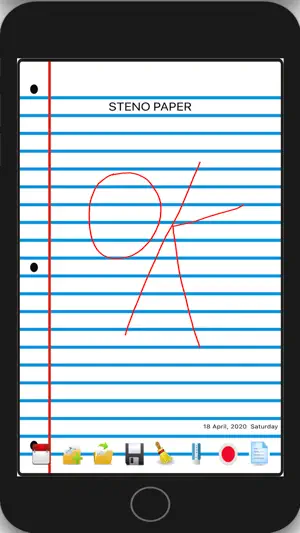Steno paper screenshot 2