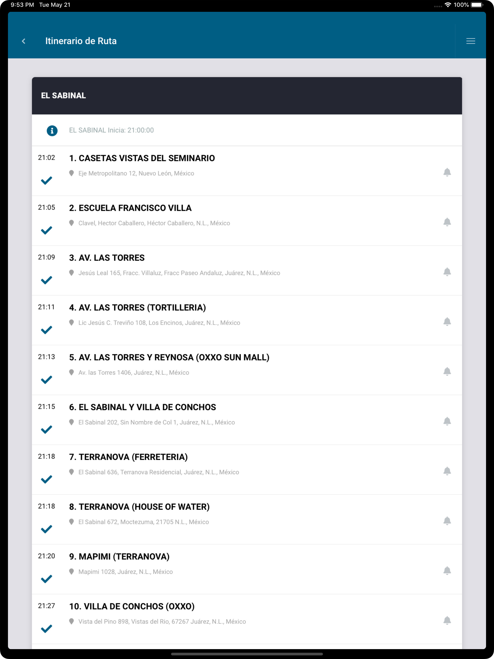 SETTEPI BusTracker screenshot 10