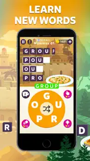 wordelicious - fun word puzzle iphone screenshot 2