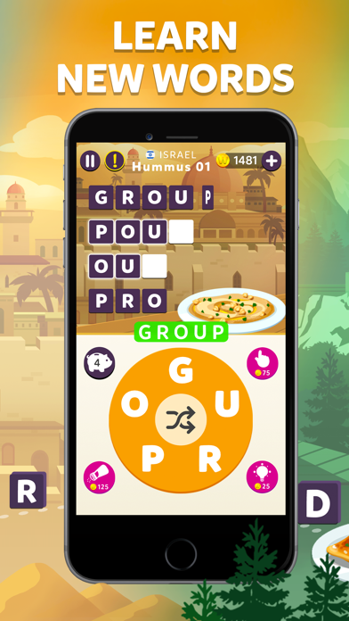 Screenshot #2 pour Wordelicious - Fun Word Puzzle