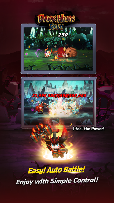 Dark Hero Dash : Idle RPG Screenshot