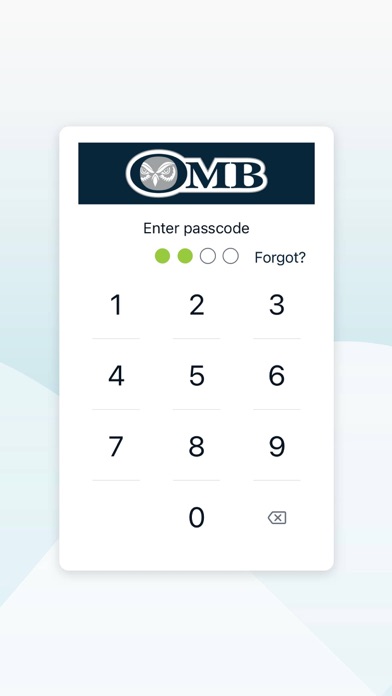 OMB Bank Screenshot