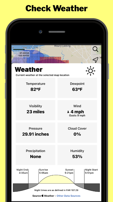 LAANC Drone Airspace Approval Screenshot