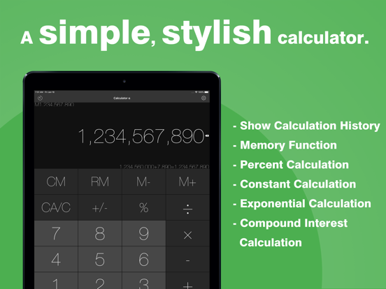 Screenshot #5 pour Une calculatrice simple&jolie
