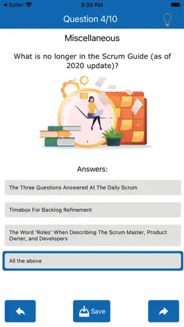 Game screenshot Scrum Practice Test apk