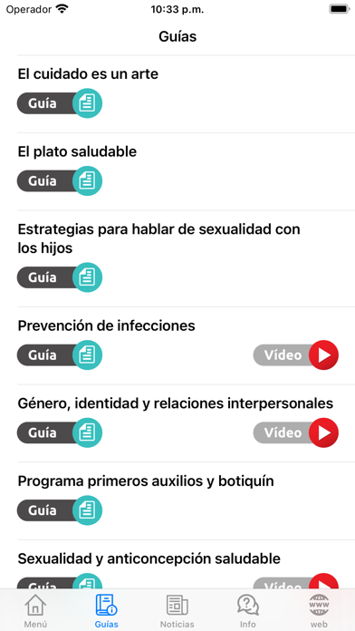 Salud Escolar Screenshot
