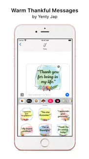 warm thankful messages iphone screenshot 1