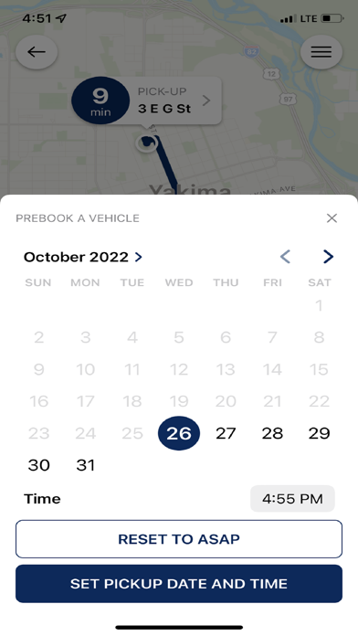 Yakima Valley Ride Share Screenshot