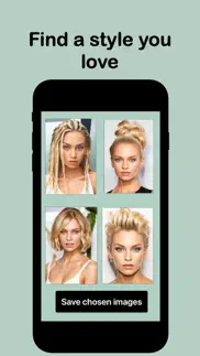 stylist - hairstyle try on iphone screenshot 1