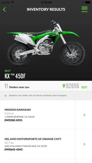 Kawasaki Connect screenshot 2