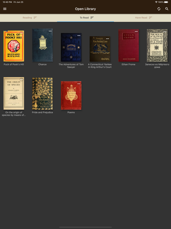 Screenshot #4 pour Open Library Reader