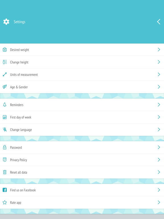 Weight loss tracker - BMI iPad screenshot 4 - Health & Fitness app