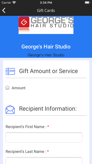 George's Hair Studio Screenshot