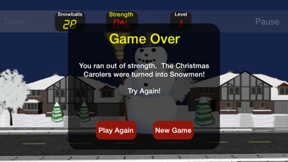 Snowball Attack Screenshot