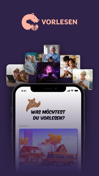 Vorlesen App Screenshot