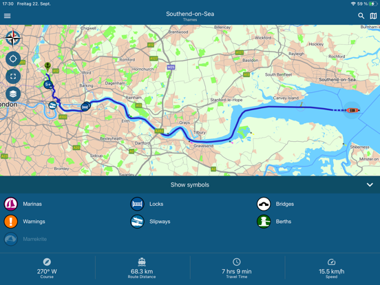 NavShip - Bootrouteplanner iPad app afbeelding 5