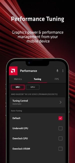 AMD Radeon™ Software, Performance Tuning