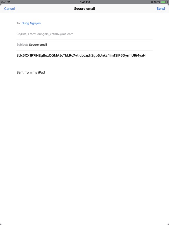 Screenshot #6 pour Secure Message and Text