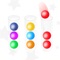 Magic Balls is a puzzle game about sorting balls into one color