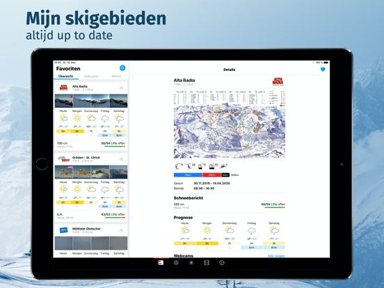 bergfex: ski, sneeuw & weer iPad app afbeelding 2