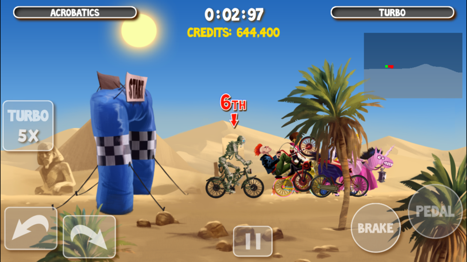 #1. Crazy Bikers 2 (iOS) Bởi: Spawn Studios, Lda