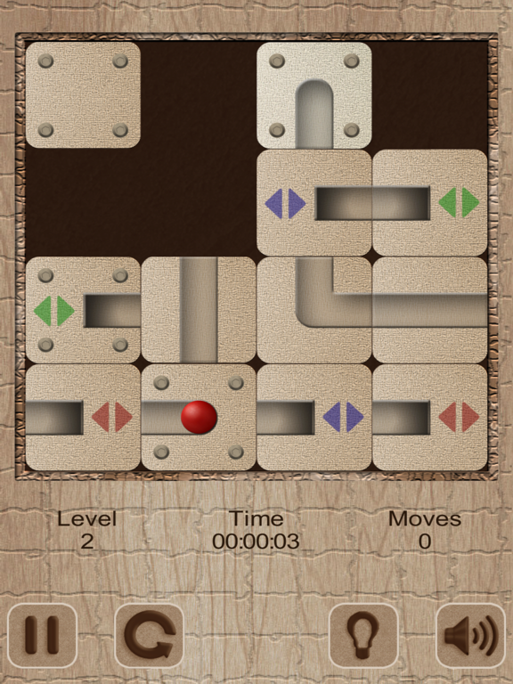 Roll the labyrinth tunnel ball iPad screenshot