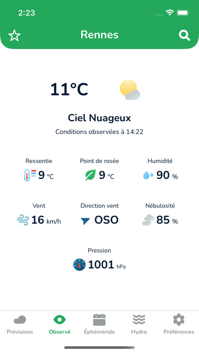 La météo agricole Screenshot