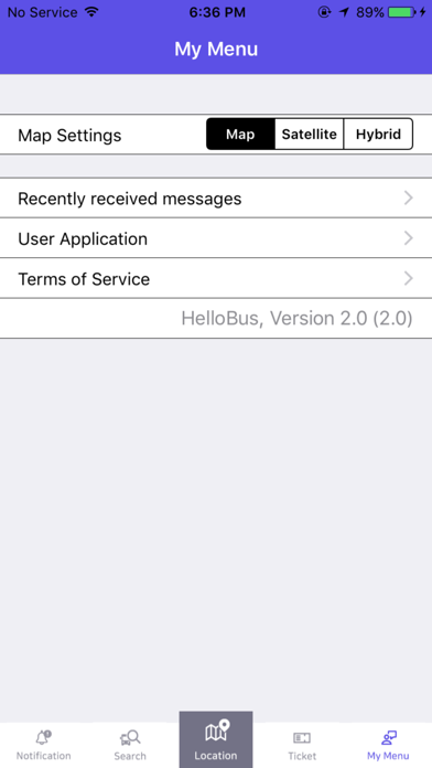 HelloBus Screenshot